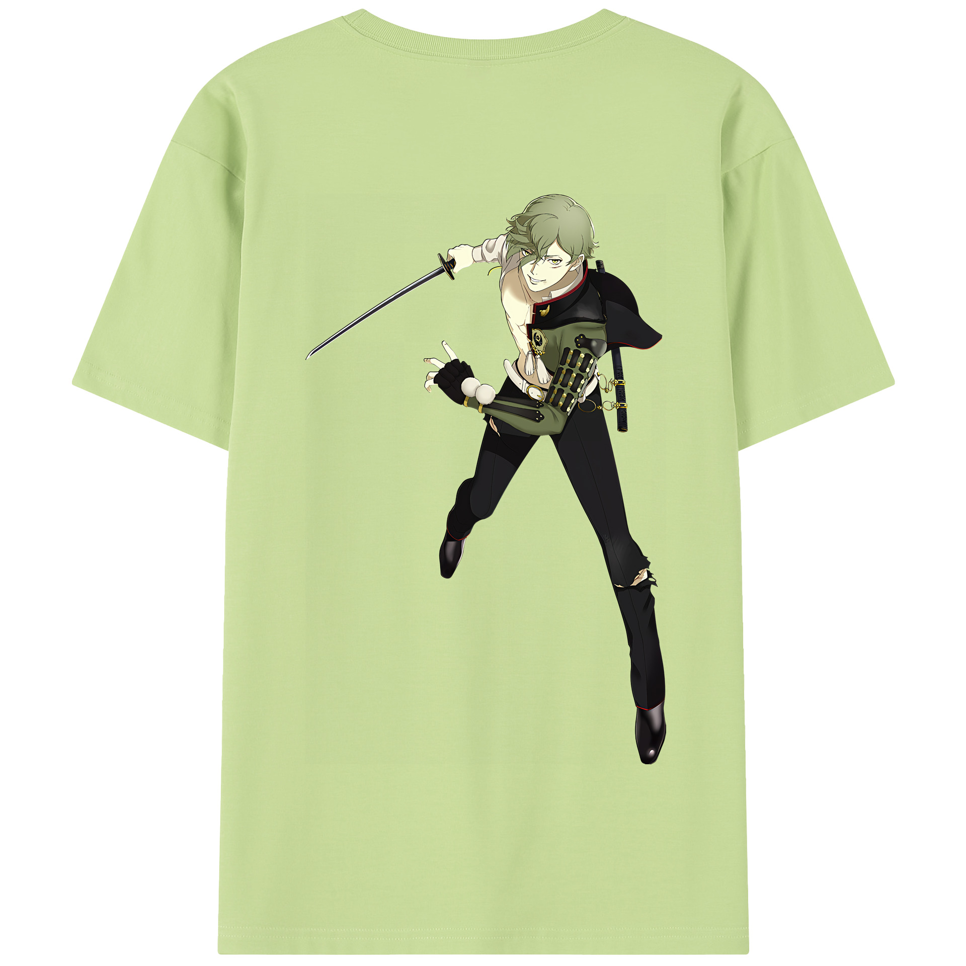 （画像用） 刀剣乱舞 Touken Ranbu 綿100％半袖Tシャツ（背面プリント）